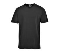 Portwest Camiseta Térmica De Manga Corta, Tamaño: S, Color: Negro, B120BKRS