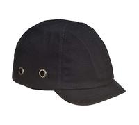Portwest Casco Contra Golpes Con Visera Corta Short Peak, Color: Negro, PW89BKR