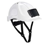 Portwest Casco Endurance Con Porta Distintivo, Color: Blanco, PB55WHR
