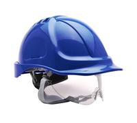 Portwest Casco Endurance con visor color Azulina PW55RBR