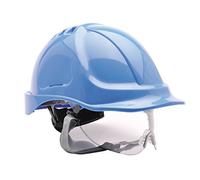 Portwest Casco Endurance Con Visor, Color: Azulina, PW55RBR
