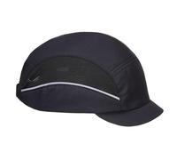 Portwest Gorra de seguridad AIRTECH MICRO PEAK Única Negro