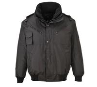 Portwest Cazadora 4 En 1, Tamaño: XL, Color: Negro, F465BKRXL