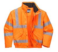 Portwest Cazadora De Alta Visibilidad Transpirable Con Forro De Malla, Tamaño: XXXL, Color: Naranja, RT62ORRXXXL