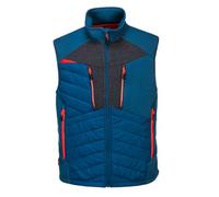 Portwest Chaleco Acolchado Dx4 Hybrid Baffle, Tamaño: S, Color: Azul metro, DX470MBRS