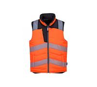 Portwest Chaleco De Calor Reversible Pw3 De Alta Visibilidad, Tamaño: XXXL, Color: Naranja/Negro, PW374OBRXXXL