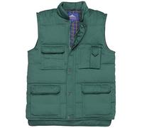 Portwest Chaleco De Calor Shetland, Tamaño: L, Color: Verde botella, S414BGRL