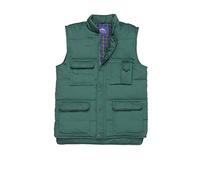 Portwest Chaleco De Calor Shetland, Tamaño: S, Color: Verde botella, S414BGRS