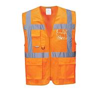 Portwest Chaleco Excutive Meshair Athens, Tamaño: S, Color: Naranja, C376ORRS