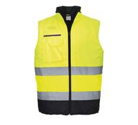 PORTWEST Chaleco Hi Vis Impermeable Forrado Clase 2 S267