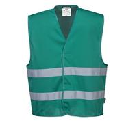 Portwest Chaleco Meshair Iona, Tamaño: L/XL, Color: Verde botella, F374BGRL/XL