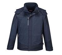 Portwest Chaqueta 3 En 1 Radial, Tamaño: M, Color: Marino oscuro, S553DNRM