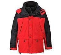 Portwest Chaqueta 3 En 1 Transpirable Orkney, Tamaño: XXL, Color: Rojo, S532RERXXL
