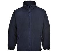 Portwest - Chaqueta polar con cremallera Modelo Aran Hombre caballero (3XL/Azul marino)