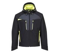 Portwest Chaqueta Softshell Dx4 (3 Capas), Tamaño: XXL, Color: Negro, DX474BKRXXL