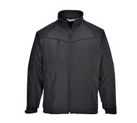 Portwest Chaqueta Softshell Oregon Para Hombre (3 Capas), Tamaño: 4XL, Color: Negro, TK40BKR4XL
