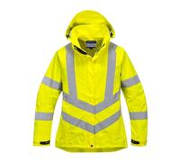 Portwest Chaqueta Transpirable De Alta Visibilidad De Mujer, Tamaño: XXXL, Color: Amarillo, LW70YERXXXL