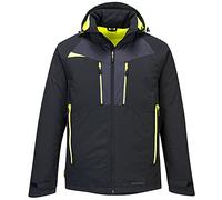 Portwest Chaqueta Winter Dx4, Tamaño: XL, Color: Negro, DX460BKRXL