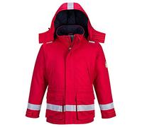 Portwest Chaqueta Winter Ignífuga Y Antiestática , Tamaño: L, Color: Rojo, FR59RERL