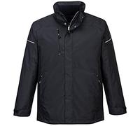 Portwest Chaqueta Winter Pw3, Tamaño: L, Color: Negro, PW362BKRL