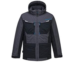 Portwest Chaqueta Wx3 Winter, Tamaño: XXXL, Color: Gris metálico, T740MGRXXXL