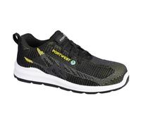 Portwest Chaussures de sécurité Basses Eco Fly S1PS SR FO Noir/Jaune 41 - Chaussures de sécurité