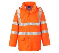 Portwest Chubasquero De Sealtex Ultra, Sin Forro, Tamaño: S, Color: Naranja, RT50ORRS