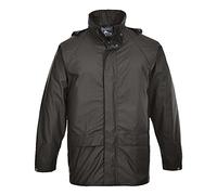 Portwest Chubasquero Sealtex Classic, Tamaño: M, Color: Negro, S450BKRM