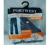 Portwest Clásico Chubasquero S441 Hombre Impermeable Pantalón Navy Nuevo Pequeño