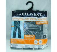 Portwest Clásico Chubasquero S441 Hombre Impermeable Pantalones Oliva Gran Nuevo