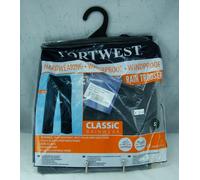 Portwest Clásico Chubasquero S441 Hombre Impermeable Pantalones Oliva Pequeño De