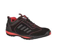 Portwest Deportivo Steelite Lusum S1P Hro, Tamaño: 39, Color: Rojo, FW34RER39