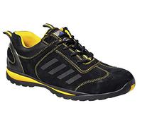 Portwest Deportivo Steelite Lusum S1P Hro, Tamaño: 41, Color: Negro, FW34BKR41