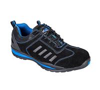 Portwest Deportivo Steelite Lusum S1P Hro, Tamaño: 48, Color: Azul, FW34BLU48