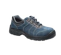 Portwest Deportivo Steelite Perforated Trainer S1P, Tamaño: 42, Color: Azul, FW02BLU42