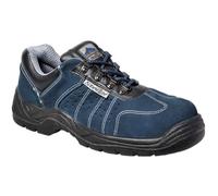 Portwest Deportivo Steelite Perforated Trainer S1P, Tamaño: 43, Color: Azul, FW02BLU43