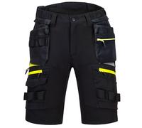 Portwest DX444 Shorts Portaestuches DX4 4-Vías Elástico Negro Cintura