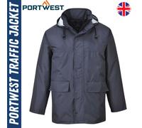 Portwest Easy Rider Chaqueta Impermeable Con Capucha Acolchada S437