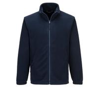Portwest F205 Chaqueta Polar con Cremallera Modelo Puños Elásticos Invierno | Azul marino, 2XL, EN 14058 Clase 1, UPF 50+, 2 Bolsillos Seguros, Cuello Mao, Manga Larga, Dobladillo Ajustable, Poliéster