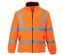 Portwest Polar De Alta Visibilidad Con Forro De Malla, Tamaño: M, Color: Naranja, F300ORRM