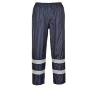 Portwest F441 - Iona Pantalón de Lluvia clásicas | Índigo XL, ajuste normal, 98% algodón, 100% poliéster, dos bolsillos laterales, cintura totalmente elástica
