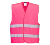Portwest Chaleco Iona, Tamaño: XX/3X, Color: Rosa, F474PIRXX/3X