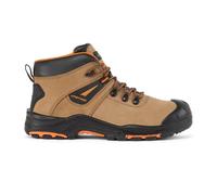 Portwest FC17 Bota Compositelite Montana Hiker Puntera de Composite Ligero | Marrón, 46, S3 EN ISO 20345, Calzado Antiestático, Lengüeta con Fuelle, Suela Resistente, Piel Flor Nubuck, Impermeable