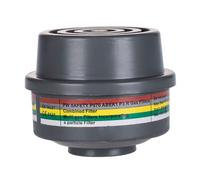 Portwest Filtro Combinado Abek1P3, Con Conexión De Rosca Especial, Color: Gris, P970GRR