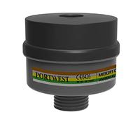 Portwest Filtro Combinado Abek2P3, Rosca Universal, Color: Negro, P976BKR
