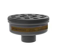 Portwest Filtro Para Gases A2, Con Rosca Universal, Color: Negro, P906BKR