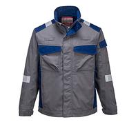 Portwest FR08 Chaqueta Bicolor Bizflame Ultra Cintura Ajustable 5 Bolsillos