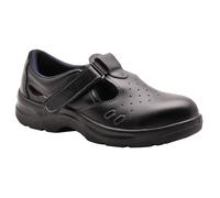 Portwest FW01 Seguridad Sandalia Steelite S1 Puntera de Acero Dividido Cuero