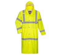 Portwest Gabardina De Alta Visibilidad 122Cm, Tamaño: M, Color: Amarillo, H445YERM