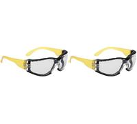 Portwest Gafas Wrap Around Plus, Color: Incoloro, PS32CLR (Paquete de 2)